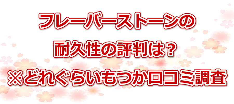 �t���[�o�[�X�g�[���̑ϋv���̕]���́H���ǂꂮ�炢�������R�~����